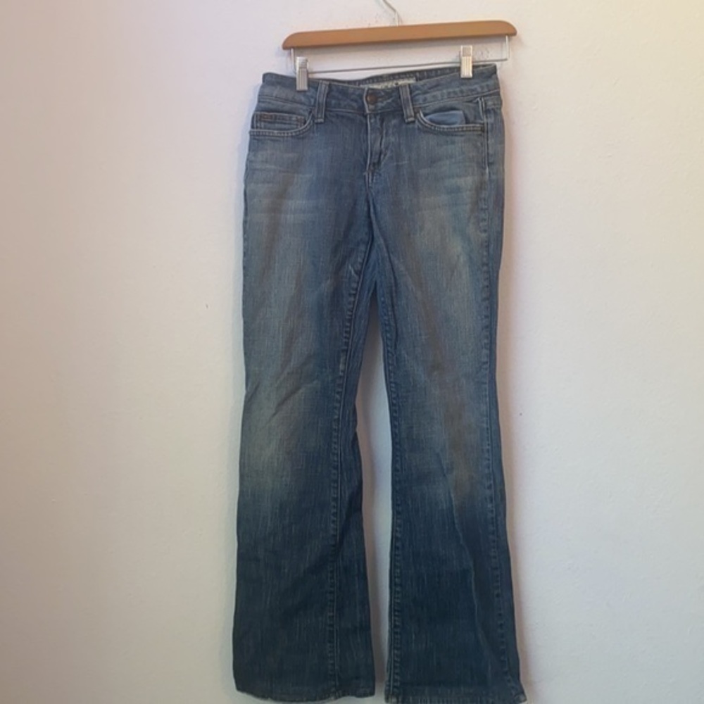 WOMENS JOES JEANS SOLID BLUE BOOT CUT JEANS W 27